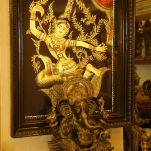 Cream Zari Woven Chanderi Suit Set