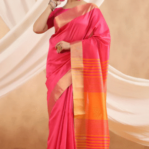 Rani Blended Silk Zari Woven Saree
