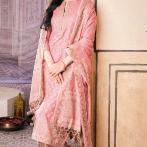 Gajari Chanderi Cotton Woven Suit-Set